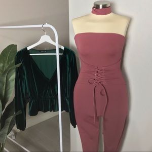 Other - Mauve jumpsuit + top Other - Mauve jumpsuit + top